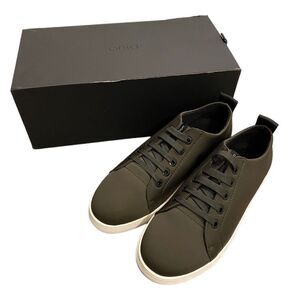 Onia levi sneakers shoes neoprene solid deep sage dark green Mens 9 M